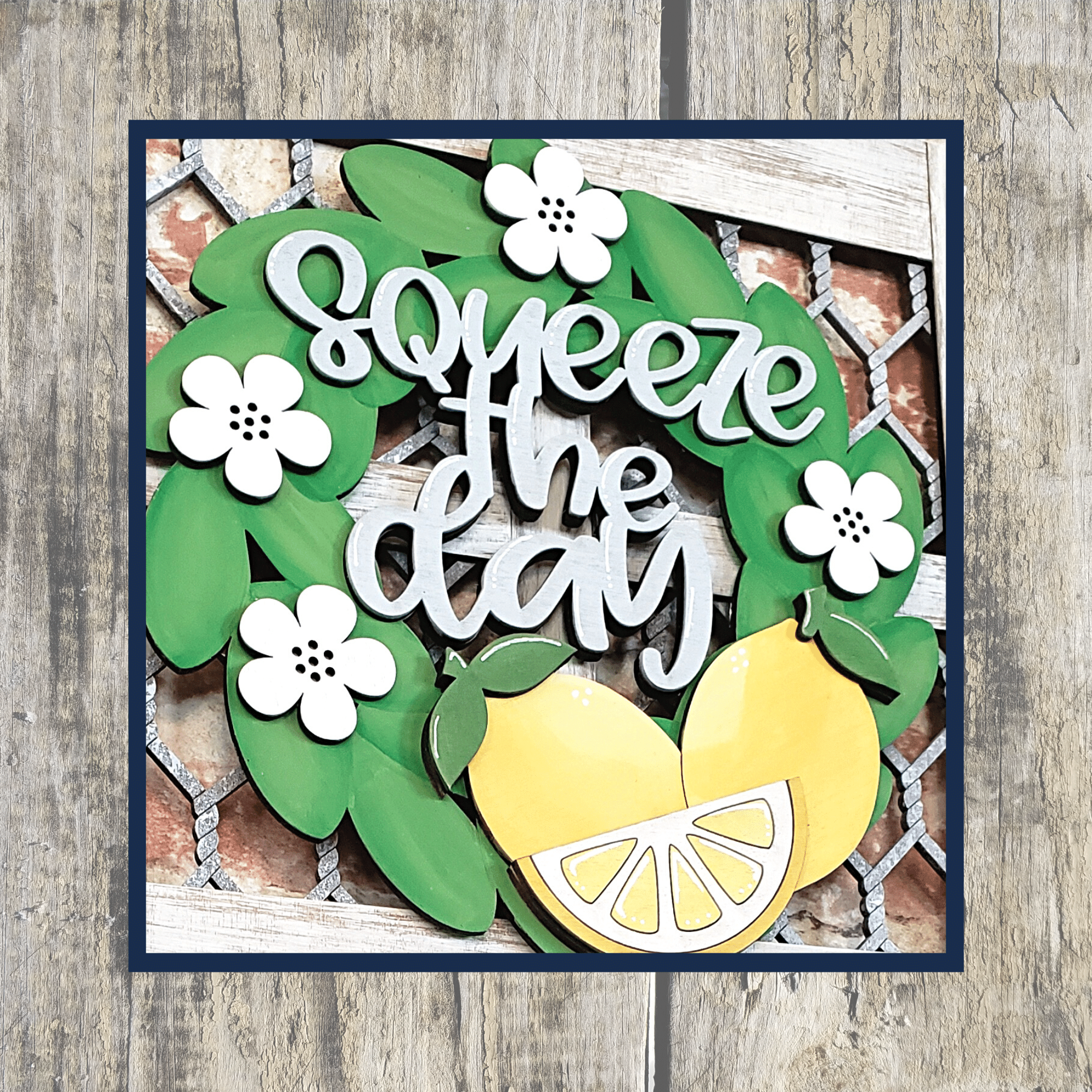 Squeeze The Day - Interchangeable Wreath