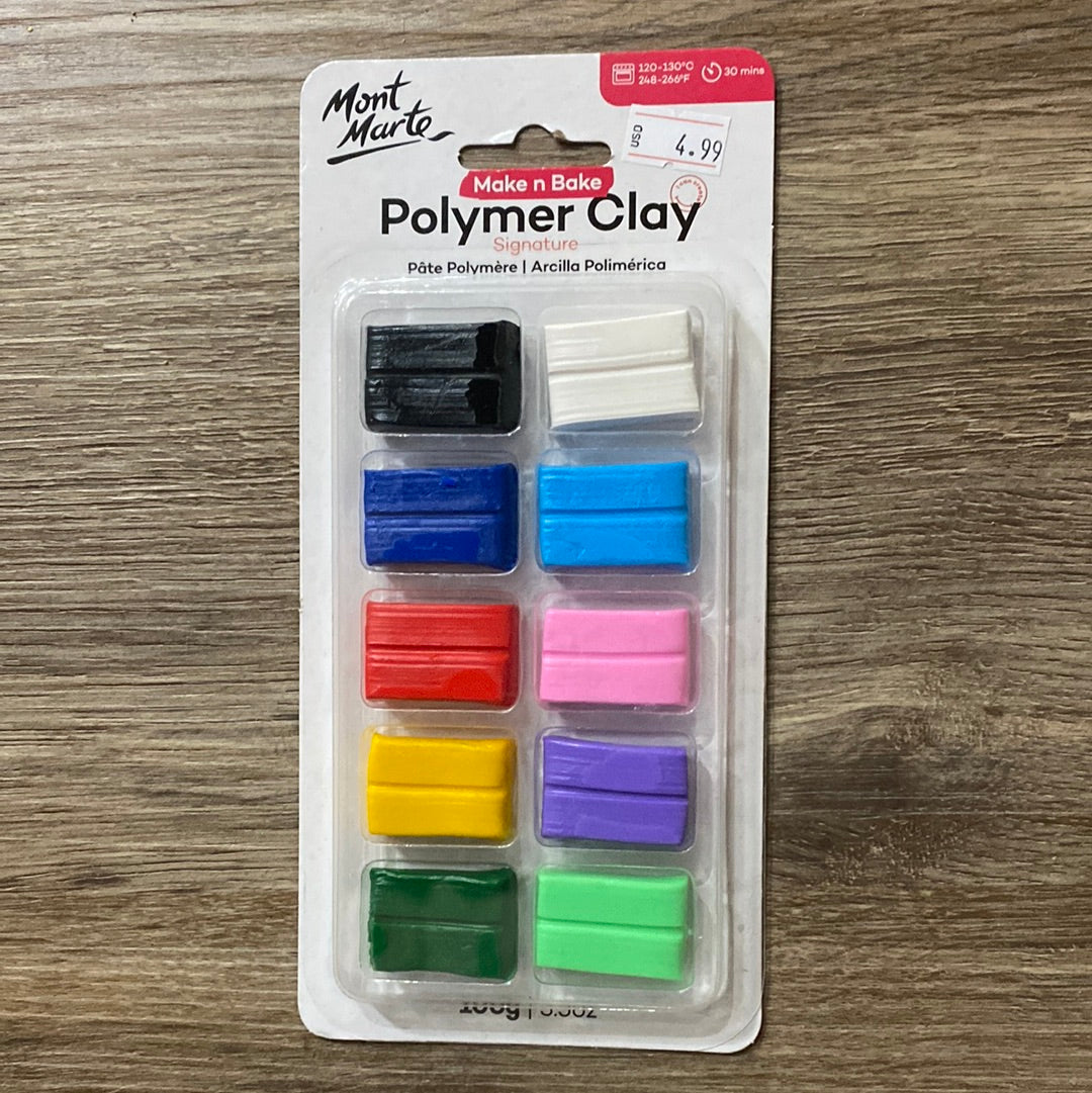 MM Make n Bake Polymer Clay- 10pcs